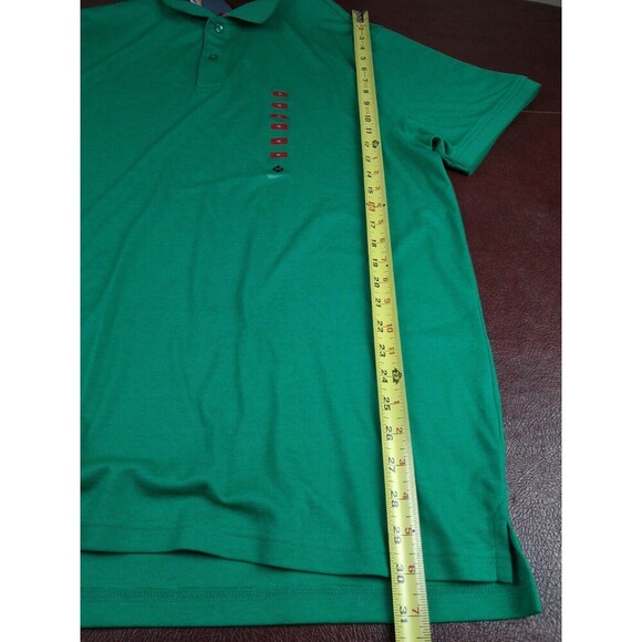 Fun Green Polo Short Sleeve Shirt Makers Mark XL - Picture 3 of 11